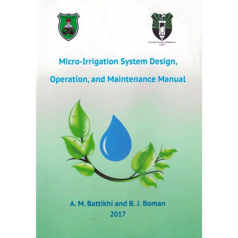 Micro-Irrigation System Design, Operation, and Maintenance Manual
